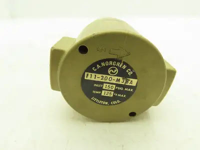 Norgren F11-200-M3TA Pneumatic Air Line Filter 1/4"NPT 150 PSIG Lot of 2