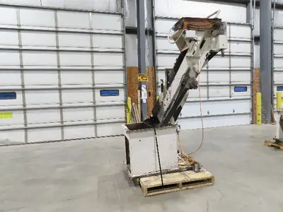 Spectrum Automation 0345HD Steel Hopper Parts Feeder Floorbin Elevator Conveyor