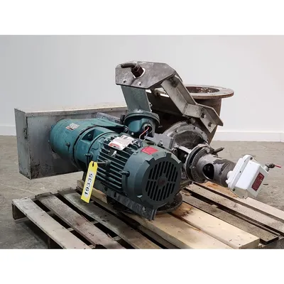 Used 10" dia. Flo-tronics Stainless Steel Side-entry Rotary Feeder