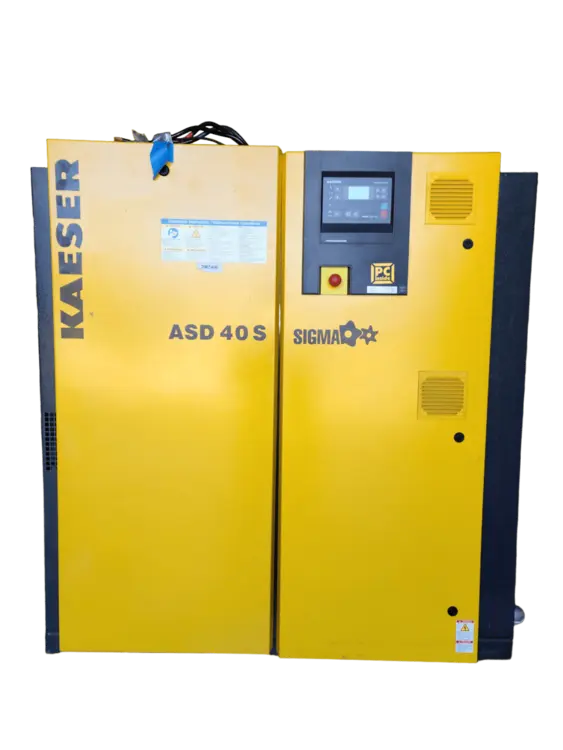 Used 2008 KAESER ASD 40S Rotary Screw & Sliding Vane Air Compressors Texas US | Revelation Machinery #402988