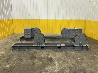 30 TON ROMAR MODEL #PR 30/45 DM POWER & IDLER SET TANK TURNING ROLLS: YOBRO #25218
