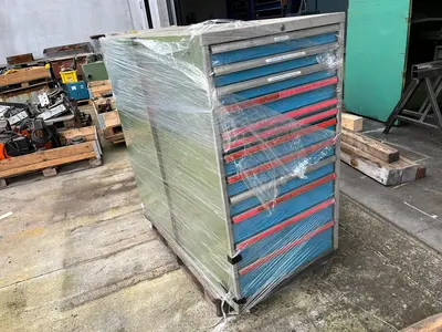 USED MILLING MATERIAL/ FREESMATERIAAL / MAHLGERÄTE APART OR WHOLE CABINET/ NEW NEW NEW