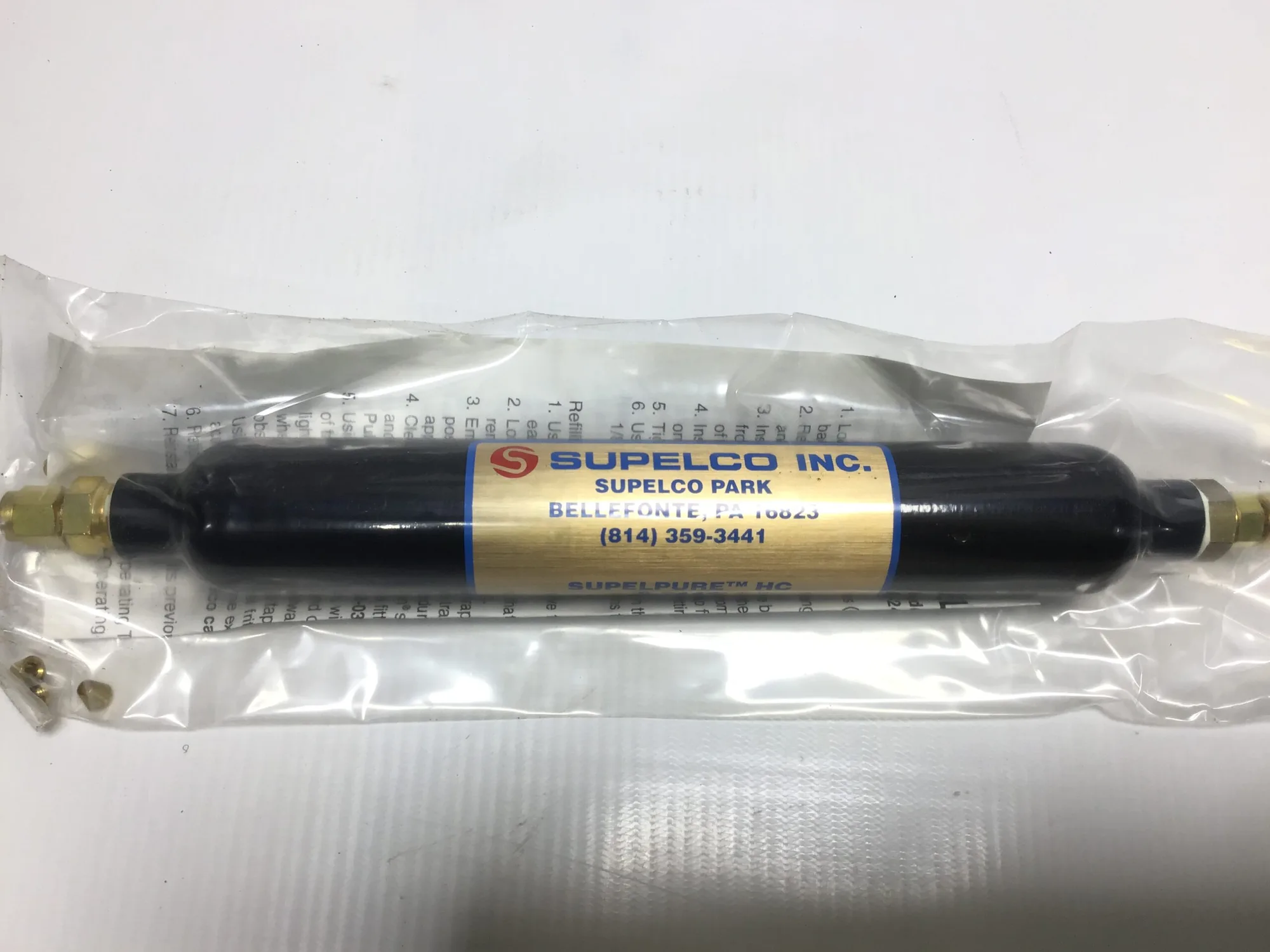 Supelco 2-2445 Supelpure™ HC ⅛” Contains Charcoal