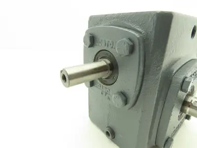 Boston Gear 718-20-H Worm Gearbox 20:1 Reducer 1Hp 88rpm Dual Shaft Output