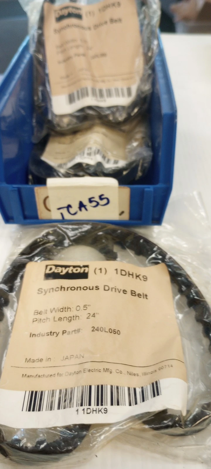 NEW Dayton 1DHK9 Gearbelt,