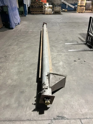 Screw Auger 20 ft long 8 in tube material Conveyor