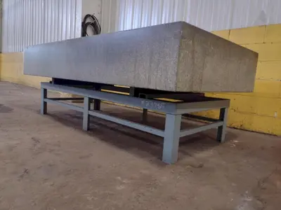 8' X 4' X 14" CHALLENGE PRECISION LAYOUT INSPECTION GRANITE TABLE: STOCK #23785
