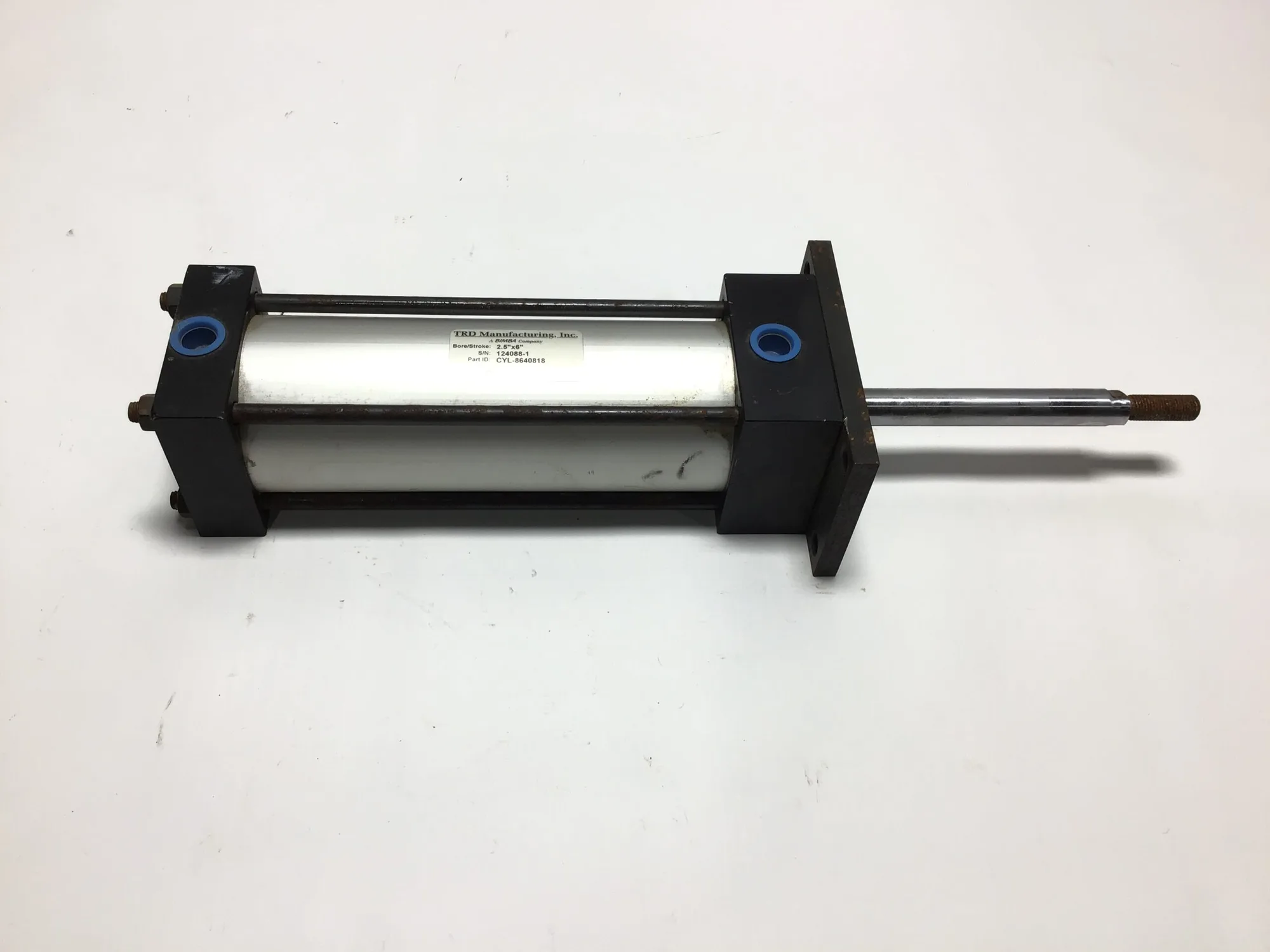 TRD Bimba 124088-1 Pneumatic Cylinder 2.5″ Bore 6″ Stroke 250 PSI Air Max