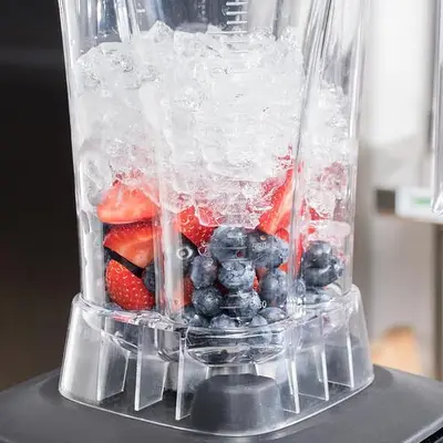 3 1/2 hp Commercial Blender with Toggle Control and Two 64 oz. Polycarbonate Con