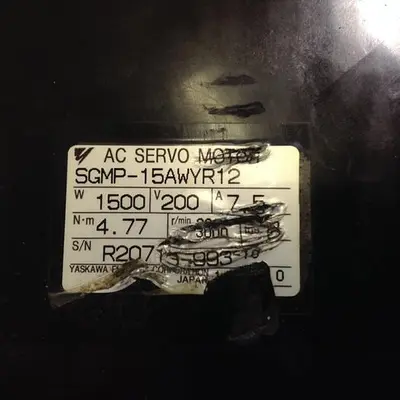 USED YASKAWA SGMP-15AWYR12
