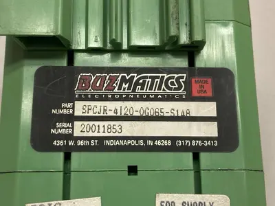 Used BUZMATICS SPCJR-4I20-0G065-S148 Solenoid Valves Ohio US | Surplus Asset Holdings #1436907