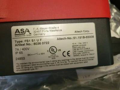 USED ASA 8036 0722