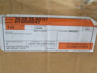 New | in-Stock LAND ROVER _UNKNOWN_ Automotive Parts | OCO Industrial #1653282