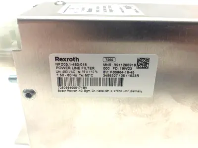 USED REXROTH POWER LINE FILTER