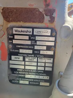 USED WAUKESHA F11G