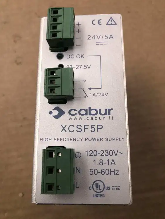 Used CABUR XCSF5P Power Supplies | Moses B Glick #990836