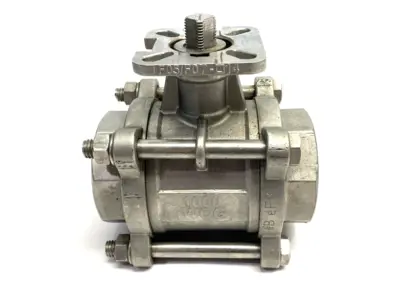 Stainless Steel Ball Valve 2" CF8M 14mm Square Stem Size 1000WOG F05/F07 - Used