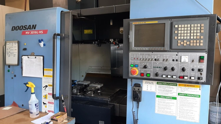 Used 2008 DOOSAN MV3000LHS Vertical Machining Centers Pennsylvania US | Revelation Machinery #774756