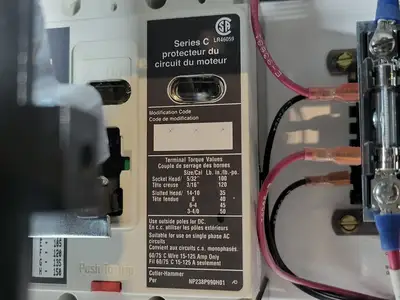 5 hp, 600V, 15A, 3-Ph FVNR Starter, Size 1 Bucket for Freedom 2100 MCC Frame