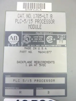 USED ALLEN BRADLEY 1785-LT SER B