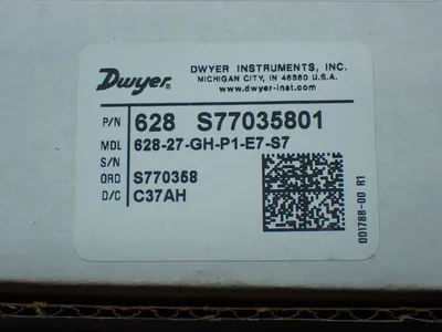 New | in-Stock DWYER 62827GHP1E7S7 Pressure Transmitters Ohio US | HGR 24 #904385