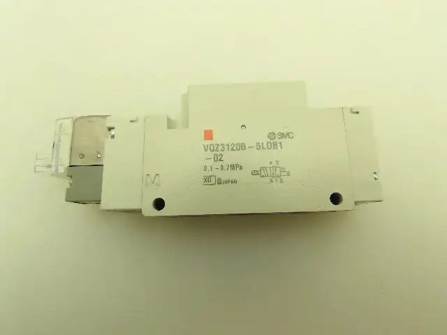 SMC VQZ3120B-5LOB1-02 Pneumatic Air Solenoid Valve Spring Return 24VDC