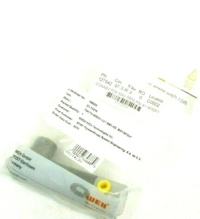 New | in-Stock WEH _UNKNOWN_ Connector Accessories | SB Industrial Supply #849728