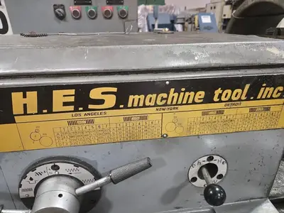 20" x 72" H.E.S., engine lathe with metric threading,loaded with tooling, 18-900 RPM, 15 HP