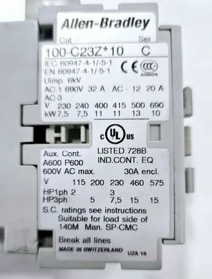USED ALLEN BRADLEY 100-C23Z*10