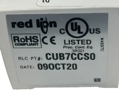 NEW RED LION CUB7CCS0 ELECTRONIC COUNTER