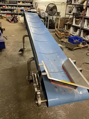 Used CONVEYER CONVEYER, LENGTH 125” X WIDTH 29” X HEIGHT 50” Conveyors | ND Industrial Surplus #1225291