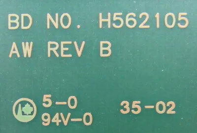 REFURBISHED PITNEY BOWES H582101AAE CIRCUIT BOARD H562105 AW REV B