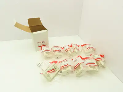 Black Box WP335 Quick Mount Switch Faceplate Circuit Cover Ivory  Lot of 10