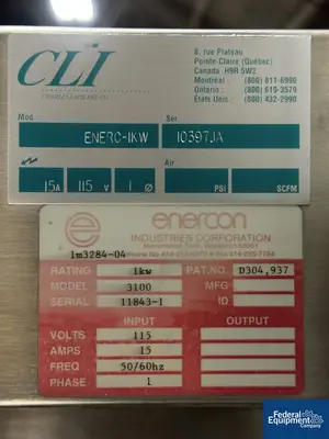 USED Enercon Enercon Induction Sealer, Model 3100