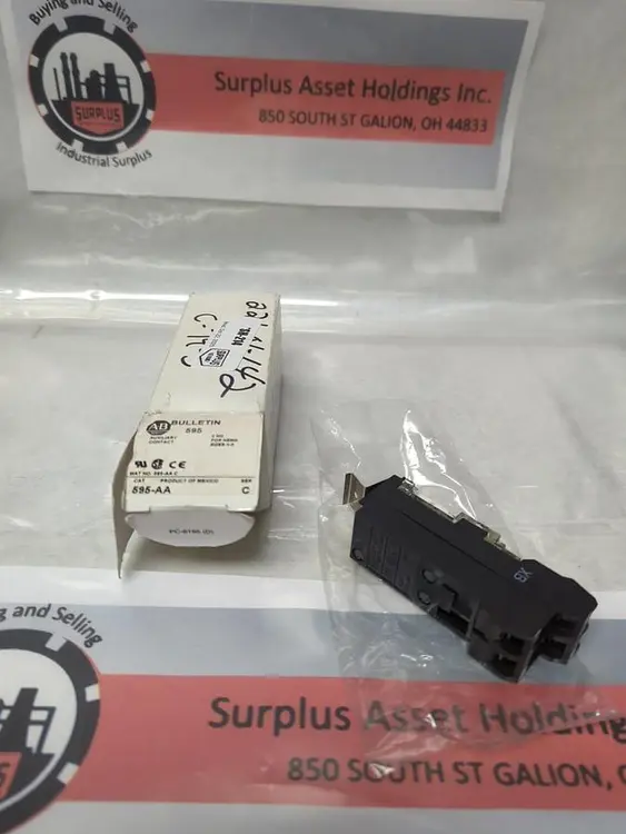 New | in-Stock ALLEN-BRADLEY 595-AA Miscellaneous Equipment (Electrical & Power) Ohio US | Surplus Asset Holdings #1209880