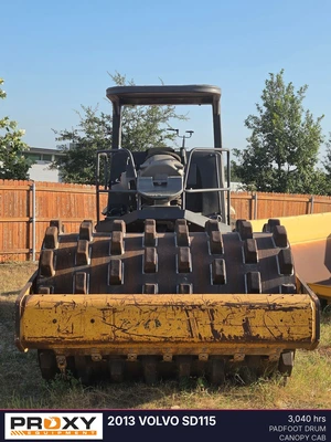 Used 2013 VOLVO SD115 Road Rollers Texas US | Proxy Equipment #1424209