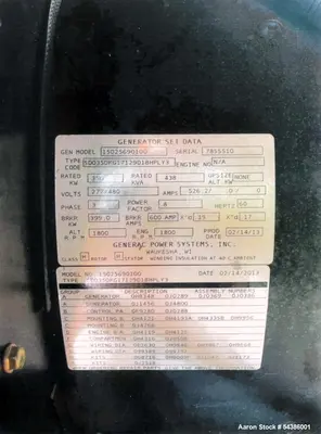 USED GENERAC SD350