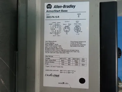 USED ALLENBRADLEY 280DF12Z10CGRW3P1