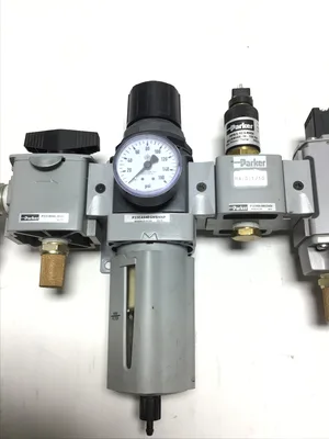 Parker Pneumatic Filter Regulator Filter Pressure Switch Solenoid Lock
