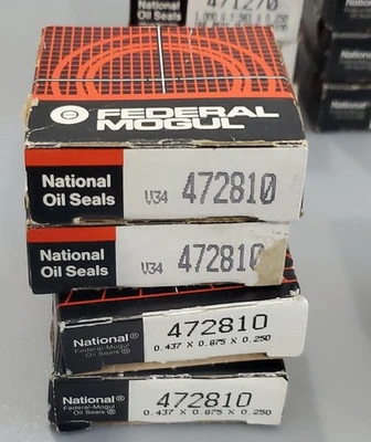 *NEW IN BOX* HUGE LOT! Federal Mogul National Oil Seals 204505 340724 471270