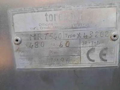 USED 1996 TORESANI MRT 540