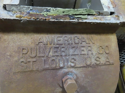 15 x 9 American Pulverizer Hammer Mill, 5 HP, Type L
