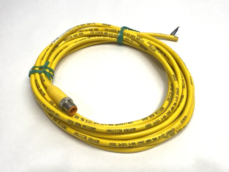 Used ALLEN-BRADLEY SINGLE-ENDED CORDSET MALE 4-PIN 5M PULLED LEADS Cable & Wire | Maverick Industrial Sales #1104834