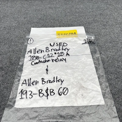 Used Allen-Bradley ["100-C12*10", "193-BSB60"] Misc Industrial Equipment California US | Davliegogo LLC #1732447