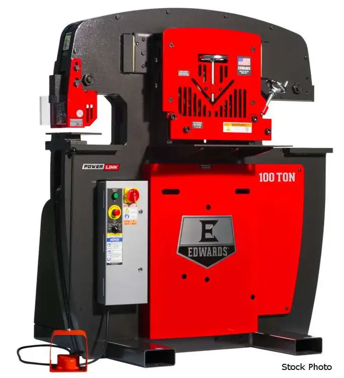 New | Build-to-Order EDWARDS IW100-3P230-A 100-TON Ironworkers Minnesota US | SOMINN MACHINERY SALES #353414