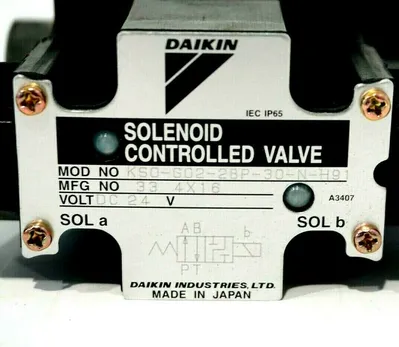 NEW DAIKIN DAIKIN KSO-G02-2BP-30-N-H91 SOLENOID CONTROLLED VALVE KSOG022BP30NH91