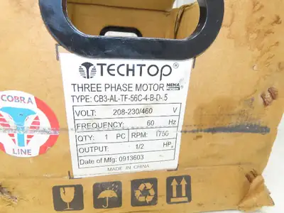 New | in-Stock TECHTOP _UNKNOWN_ Motors (misc) Indiana US | Arrow Industrial #1185362
