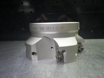Iscar 4" Coolant Thru Facemill 1.5" Arbor H490 F90AX D4.0-5-1.5-17 (LOC3342)
