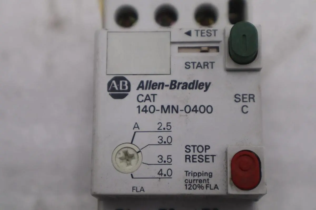 LOT OF 2 AB Allen Bradley 140-MN-0400 Manual Motor Starter STOCK K-3543