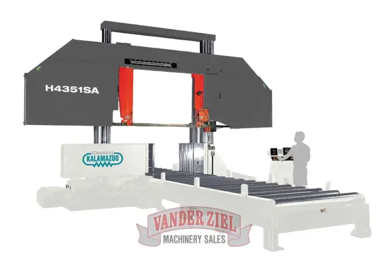 New | in-Stock CLAUSING H4351SA Horizontal Band Saws Michigan US | Vander Ziel Machinery Sales #482404